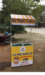 Quầy cà phê gấp gọn