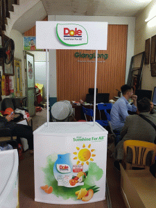 Booth samling nhựa đẹp