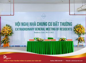 Thi công backdrop đẹp